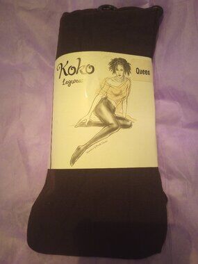 Koko legwear tights size queen Deep mocha brown New!!!
